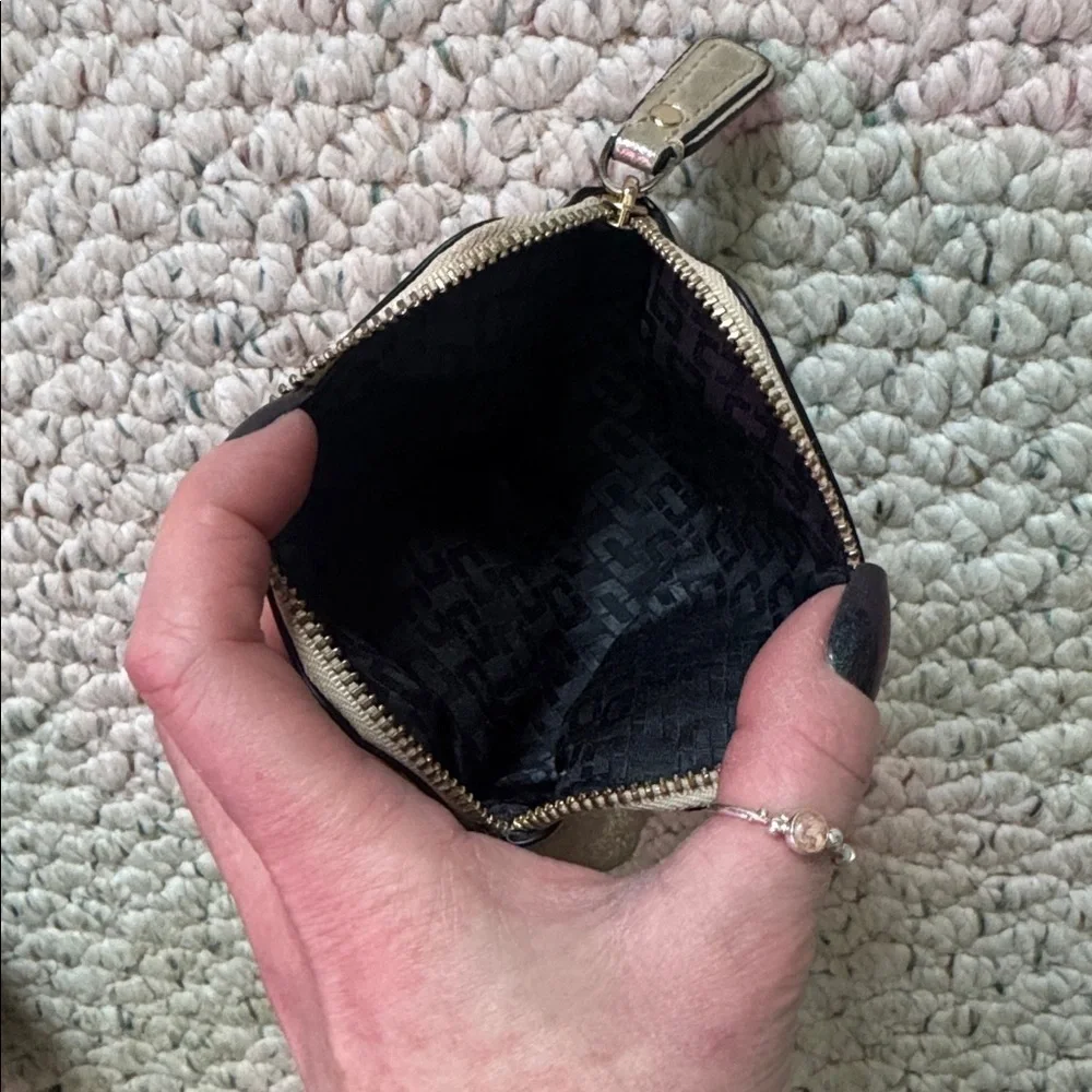 Diane Von Furstenberg Gold Leather Pouch